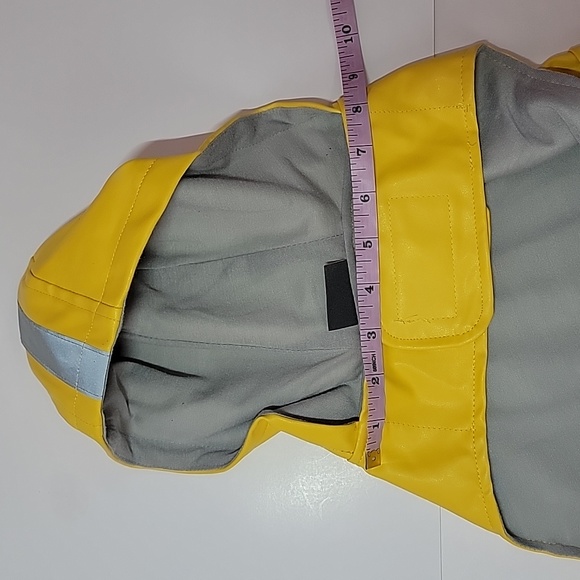 Eddie Bauer Pet Rain Coat Fully Lined with Jersey Durable Waterproof/ M. - Picture 7 of 12